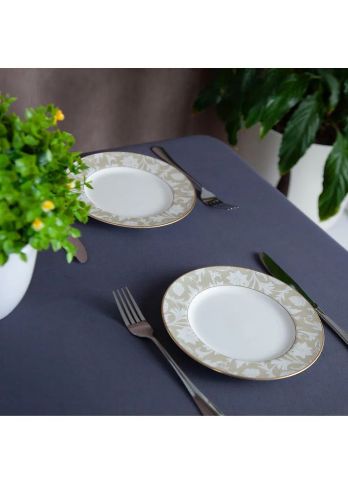 Скатерть Aquastop С-04190_29825 140х180 см темно-серая ТЕП (362115178)