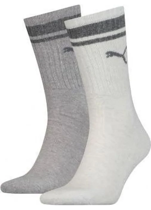 Сірі шкарпетки бавовна світло 2 пари Puma (398112300)
