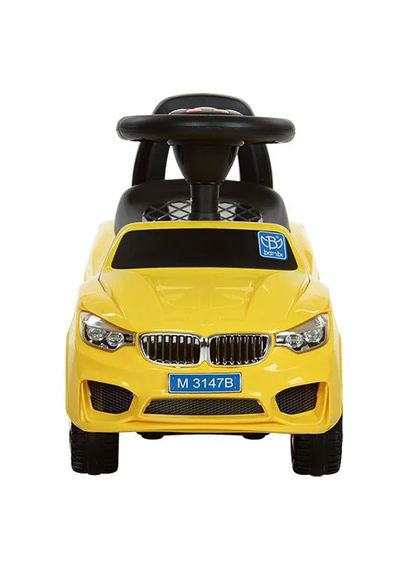 Каталка-толокар Bambi M 3147B-6 Жовтий музичний No Brand (339778586)