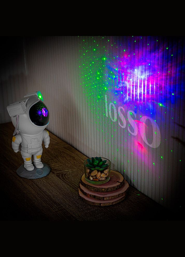 Лазерний проектор зоряного неба "Астронавт" з акумулятором та пультом Losso (327041570)