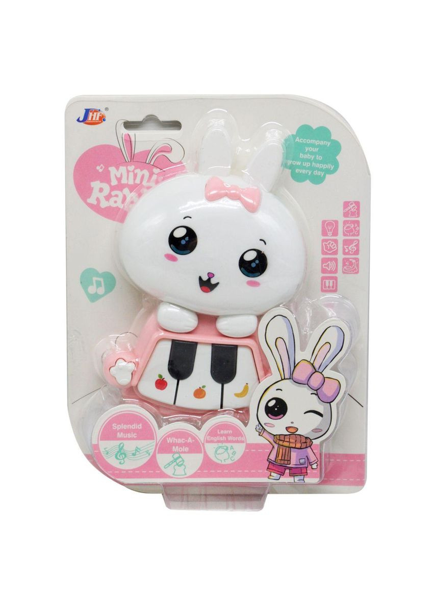 Іграшка розвиваюча піаніно "Зайчик", рожевий JHF (J76-01) No Brand (362436884)
