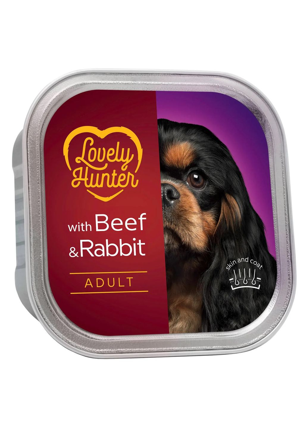 Влажный корм для собак Adult Beef and Rabbit 150 г (4771317454478) Lovely Hunter (279561723)