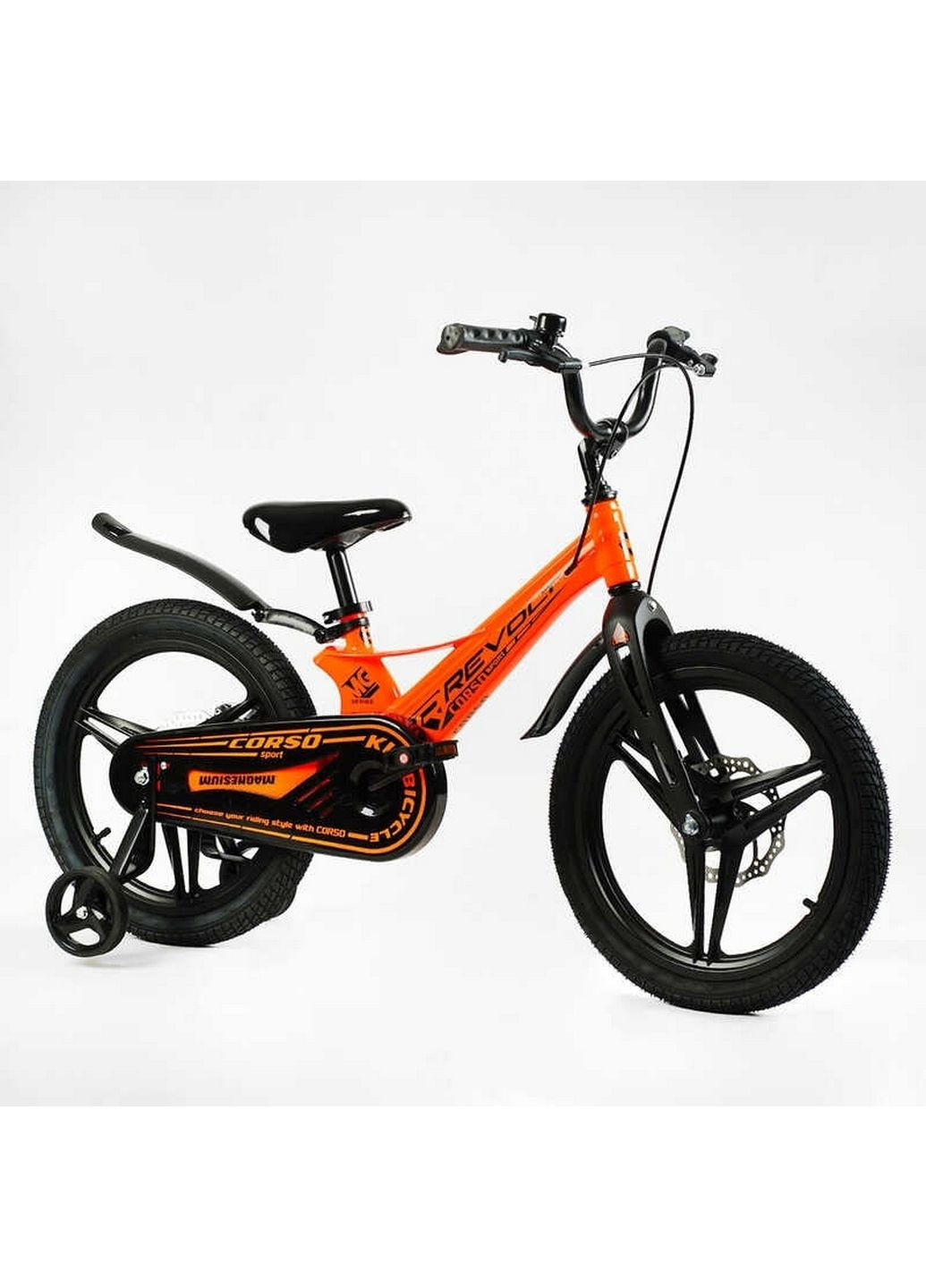 Дитячий велосипед "Revolt" магнієва рама, дискові гальма Corso (288135704)