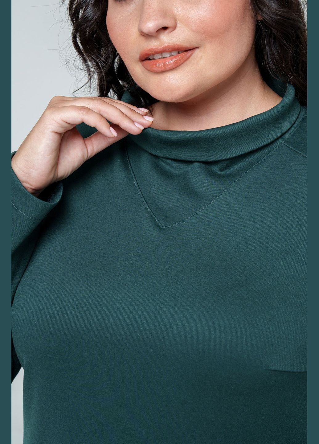 Смарагдова повсякденний жіноча сукня лика напівприлеглого силуету all posa (ap101681p) A'll Posa