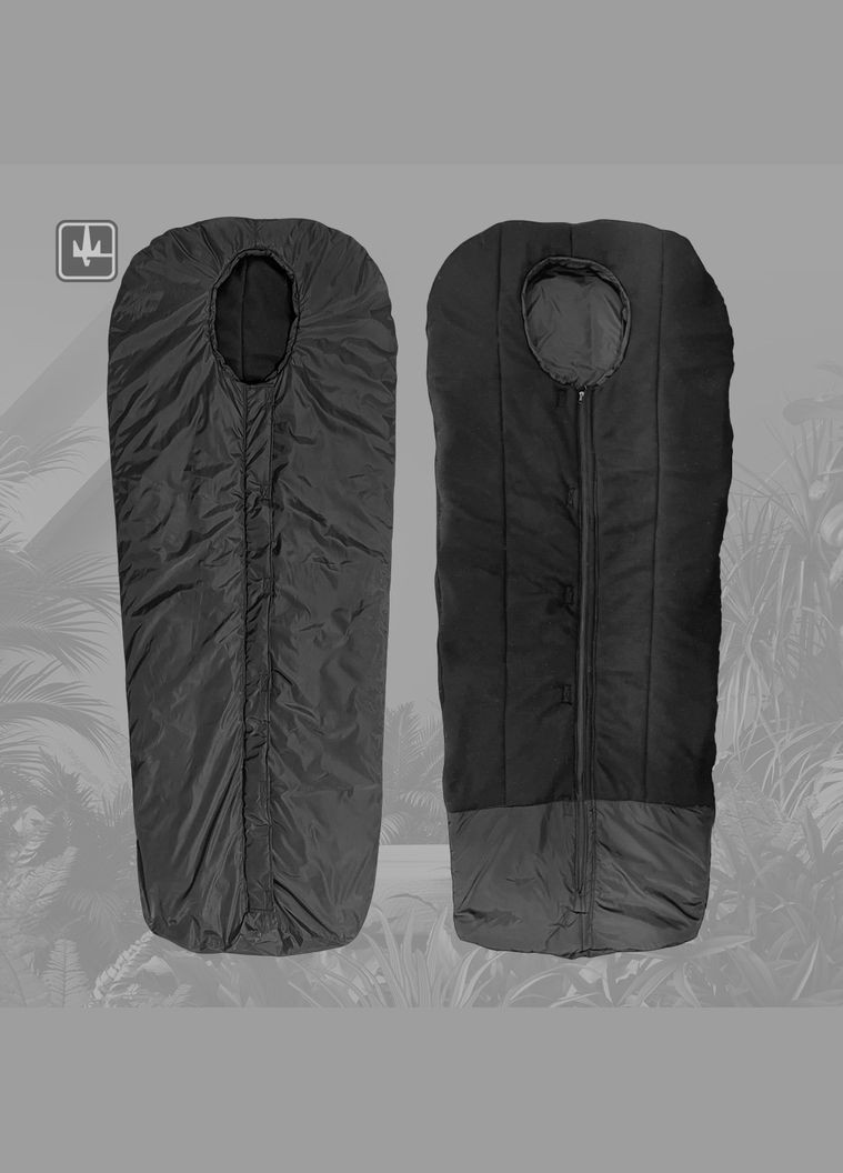 Зимний Спальник -35° Спальный Мешок на Флисе ХХЛ Теплый 210*100 Черный Get’Man (299669058)