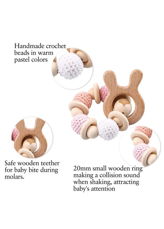 Грызунокпрорезыватель деревянный №2 Ушки Mommy Bag (280942031)