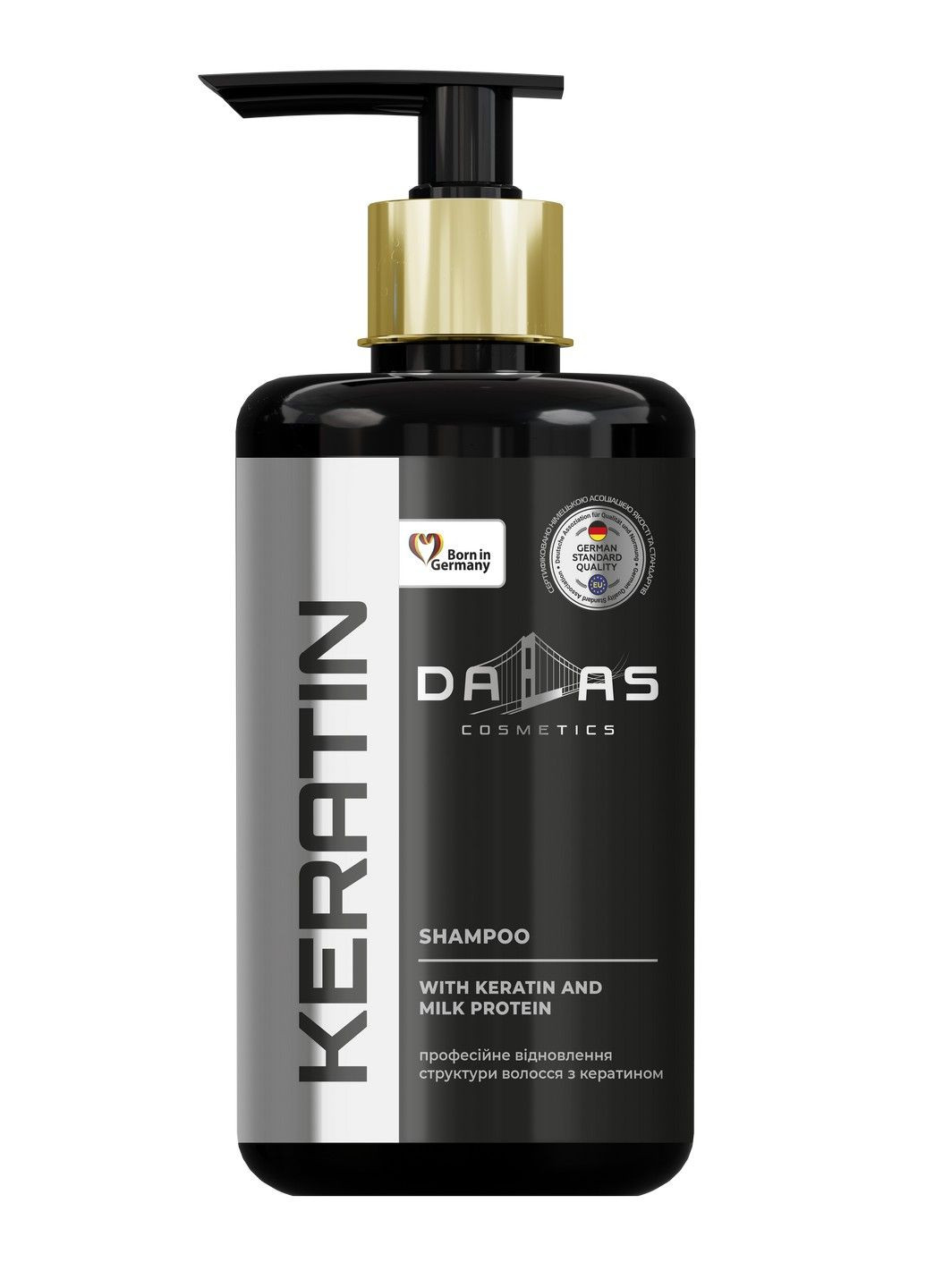 Шампунь з кератином і молочним протеїном " KERATIN", 1000 г DALAS (282843924)