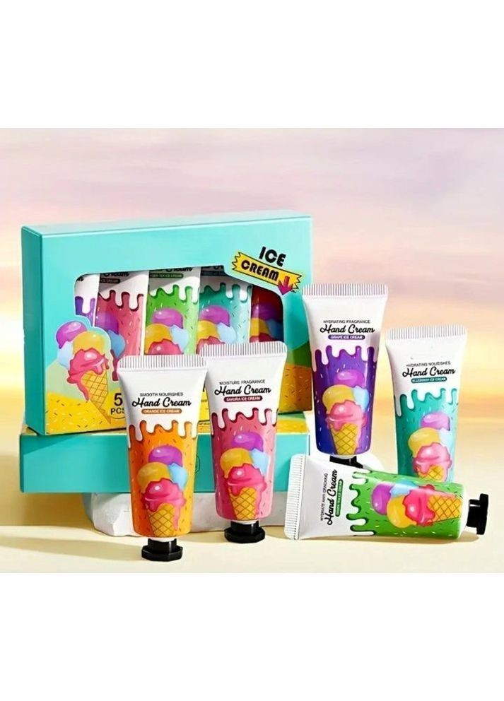 No Brand Подарочный набор увлажняющих кремов для рук 5 штук х 20 г — Крем, (368288901)