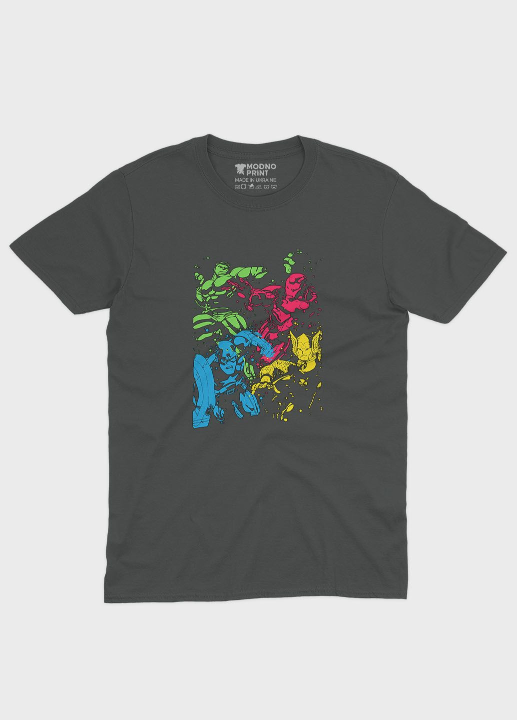 Женская футболка с принтом супергероями - Мстители (TS001-1-SLG-006-025-002-F) Modno - (311528997)