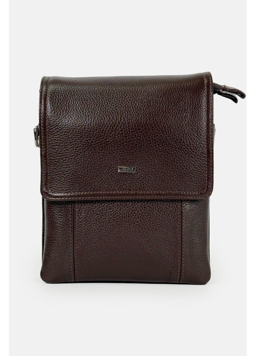 Мужская кожаная сумка 653-9 коричневая Desisan (319155625)