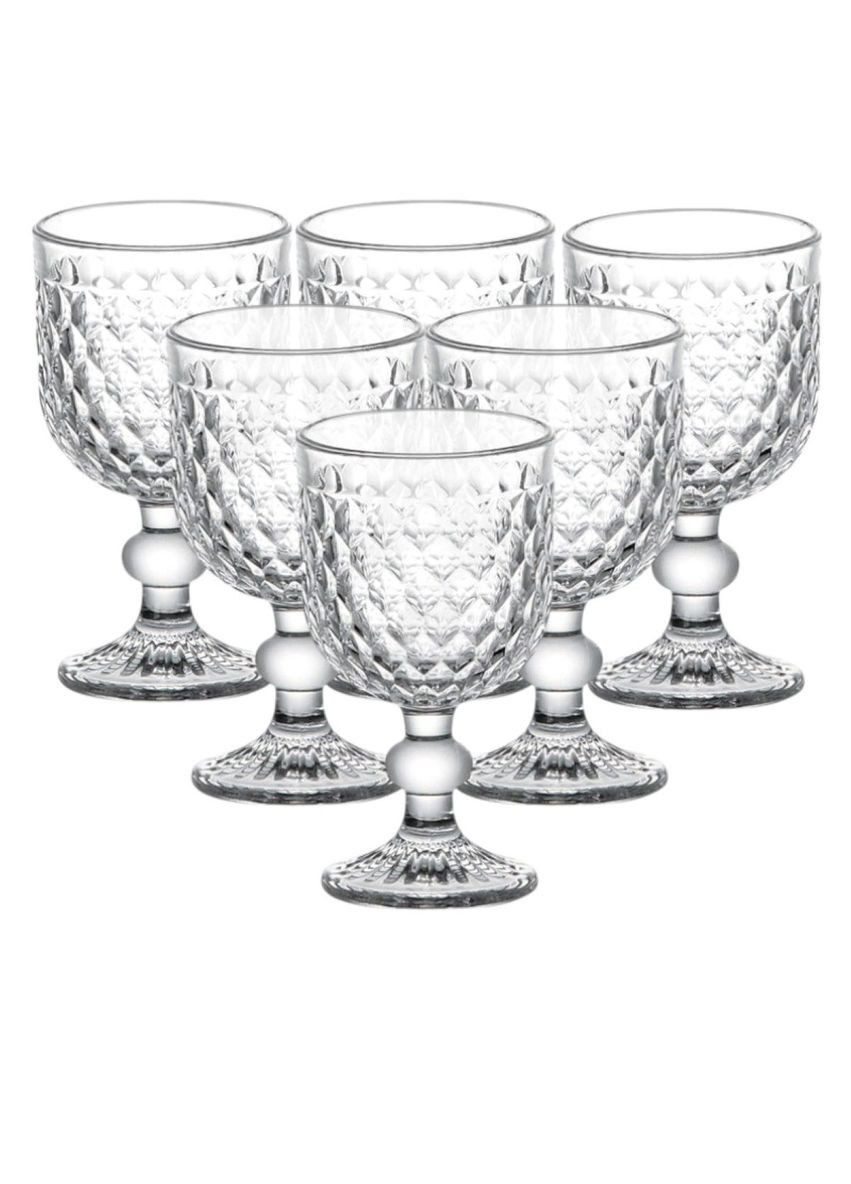 Набір келихів для вина 6шт Yiwu HP-19-104 220мл Прозорий No Brand (340820653)