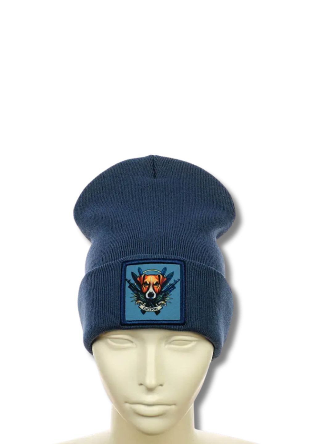 Дитяча демісезонна шапка біні Пес Патрон No Brand Дитяча шапка біні з вишивкою (347147020)