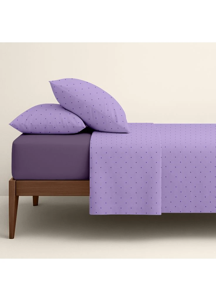 Євро постільна білизна з простирадлом на резинці LAVENDER CS12 (2200000025340) Cosas (393213154)