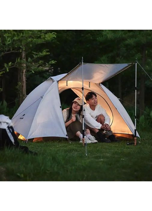 Палатка двухместная CNK2300ZP024, белая (A-017427) Naturehike (319158083)