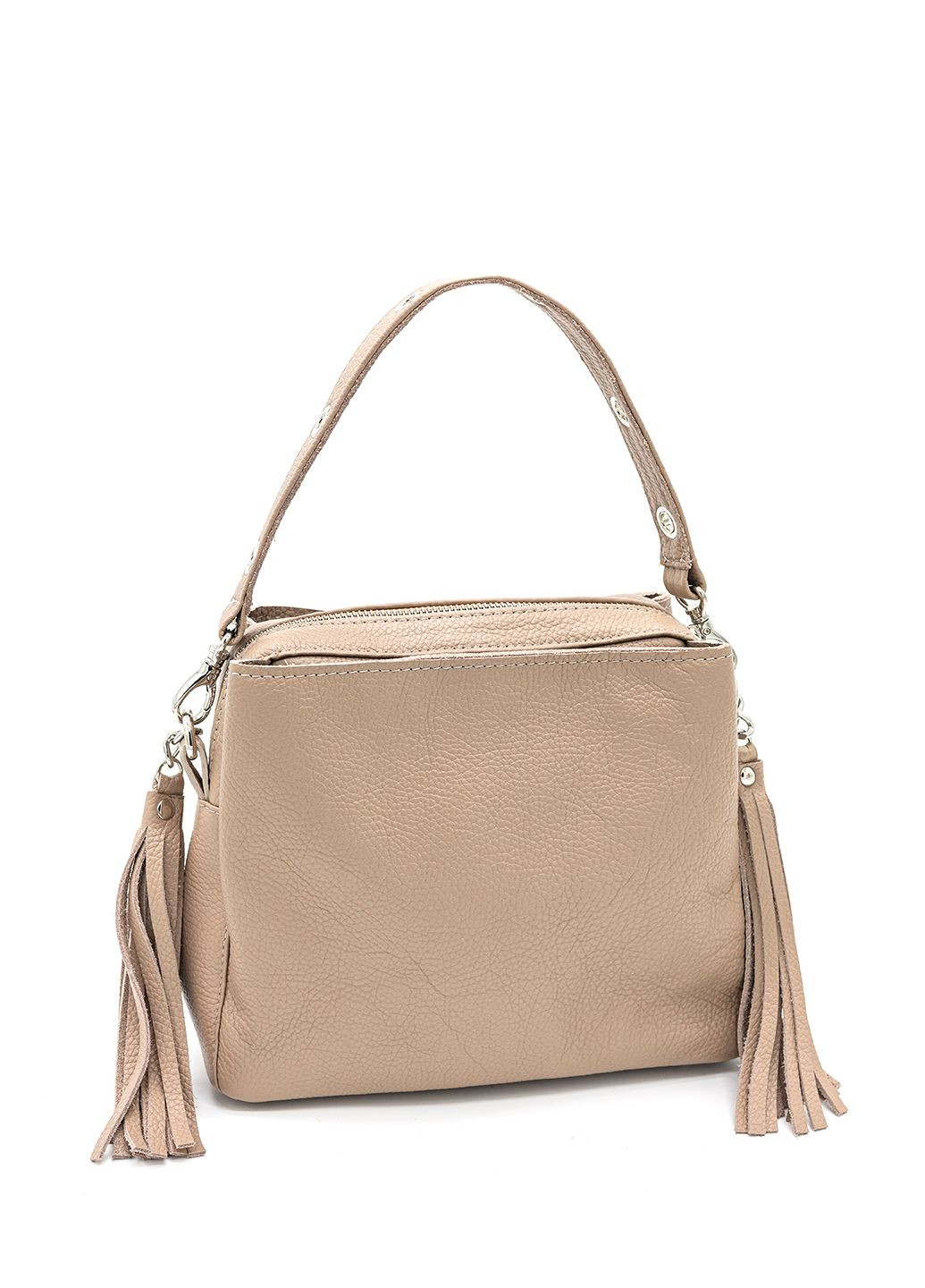 Сумка женская с ручкой кожаная средняя бежевая 1711140 ARTiS Bags Сумка (328083003)