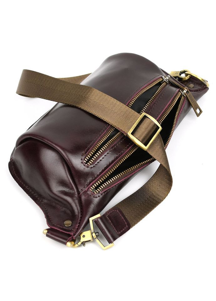 Сумка бананка в размере М GM-3105-3lx 3 отделения бордо TARWA (368859899)