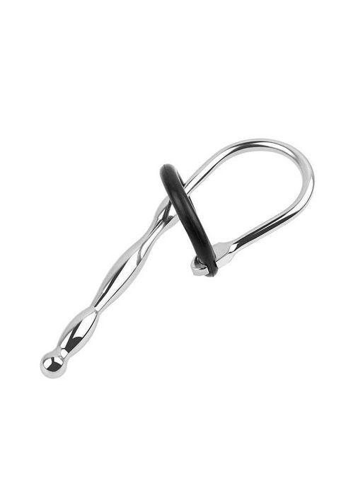 Сталевий уретральний катетер з ерекційним кільцем No Brand (366888234)