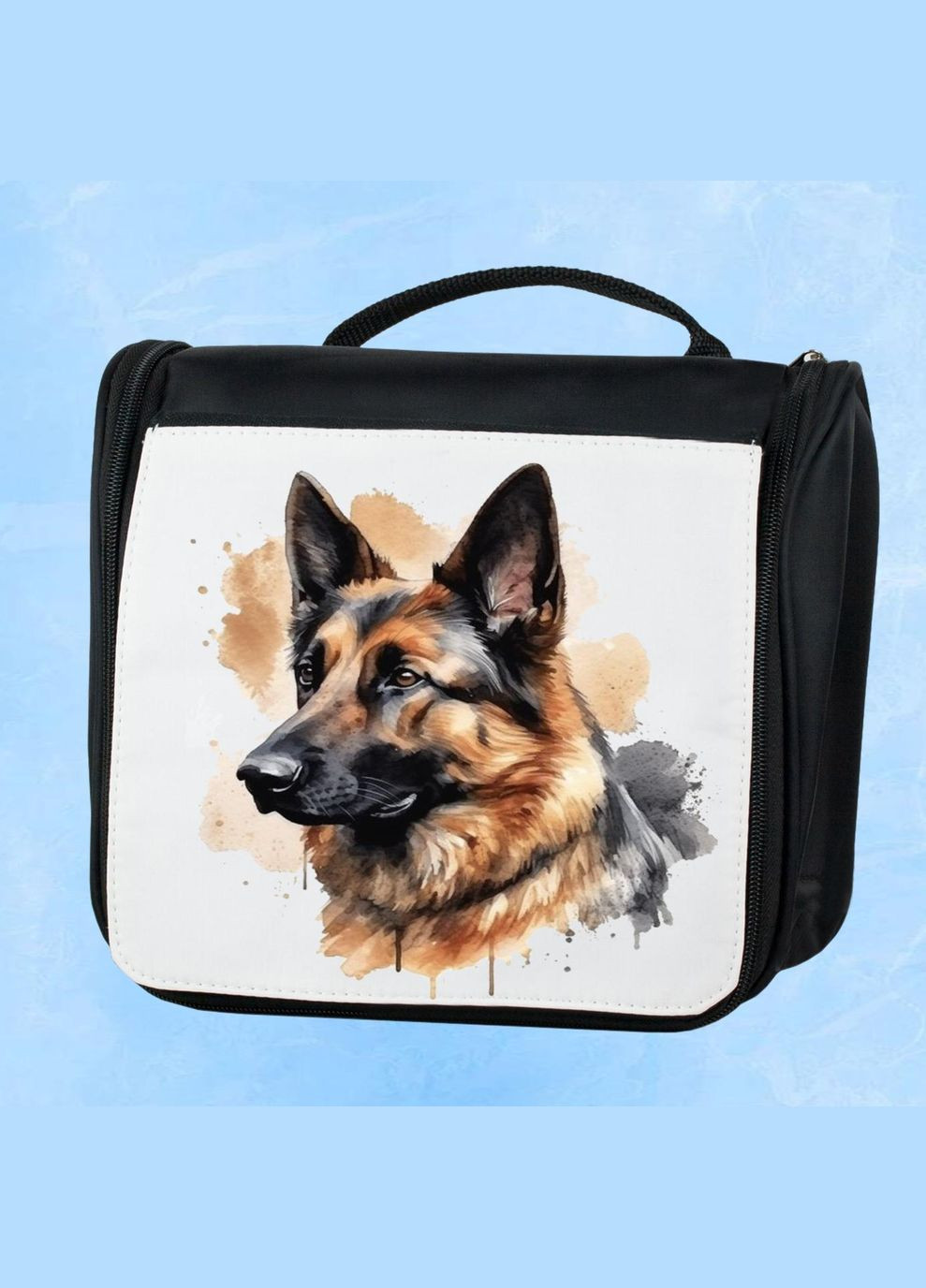 Дорожная сумка - органайзер для косметики несессер Dog #46 Черная No Brand (318677136)