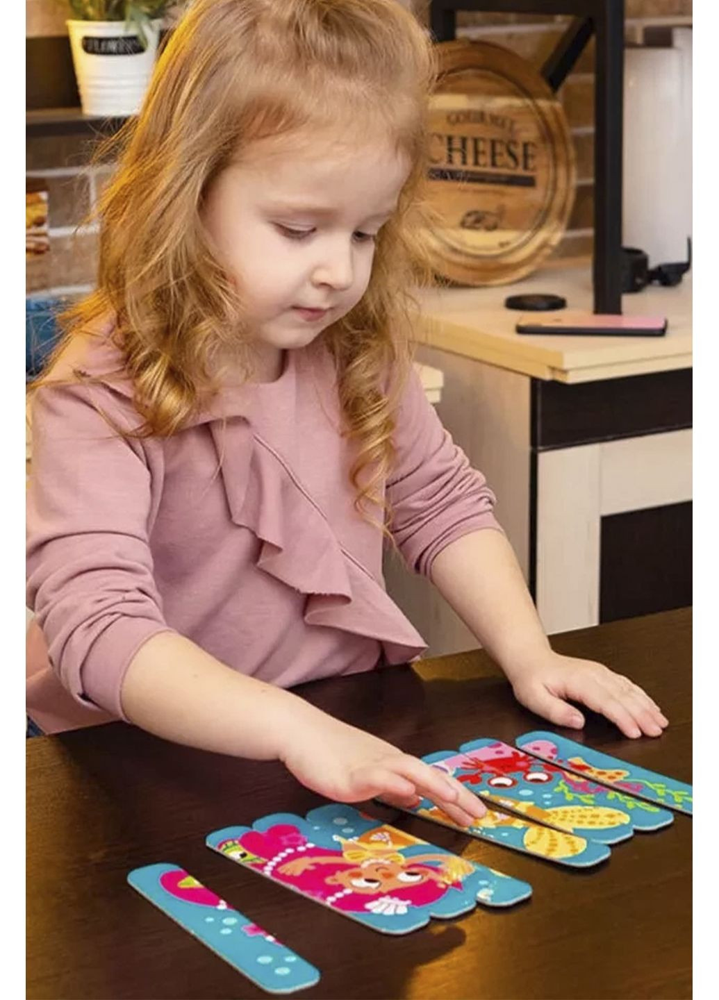 Настольная игра "Пазлы палочки: Море" цвет разноцветный ЦБ-00283628 Vladi toys (354180359)