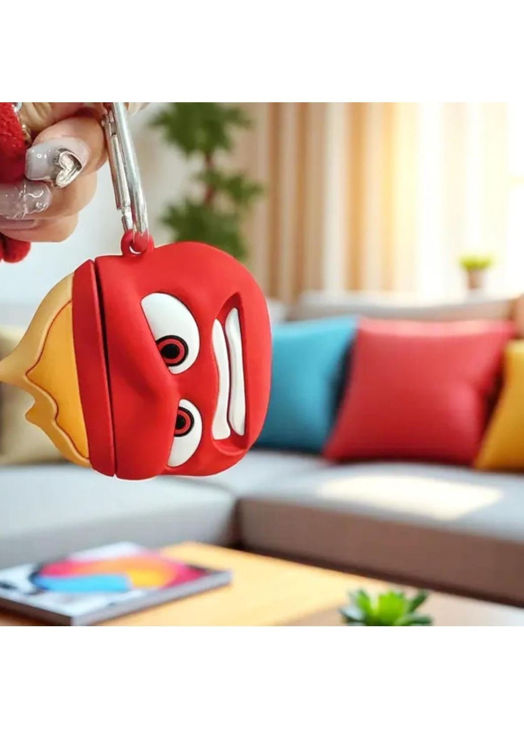 Чехол для наушников Мыслями наизнанку Inside Out Головоломка Гнев футляр для наушников защитный силикон Shantou (360560501)