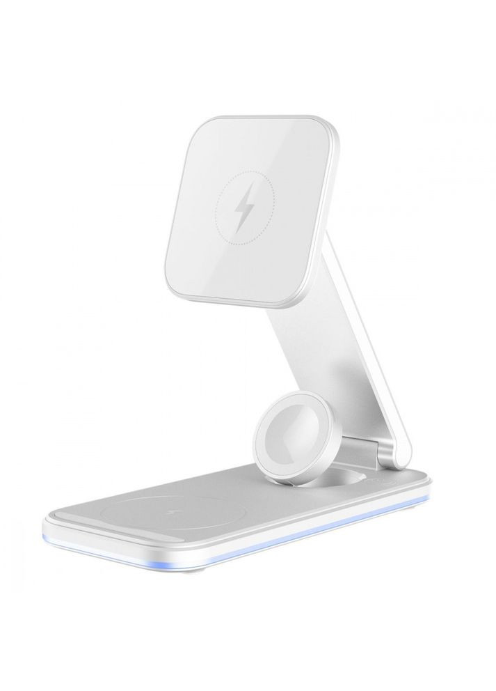 Бездротовий зарядний пристрій Energy Fold 3 in 1 white для телефону, навушників та годинника Proove (296808636)