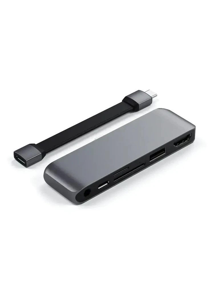 Хаб адаптер переходник USB-C Mobile Pro Hub SD для MacBook iPad с портами HDMI USB-A 3.0 Satechi (362194469)
