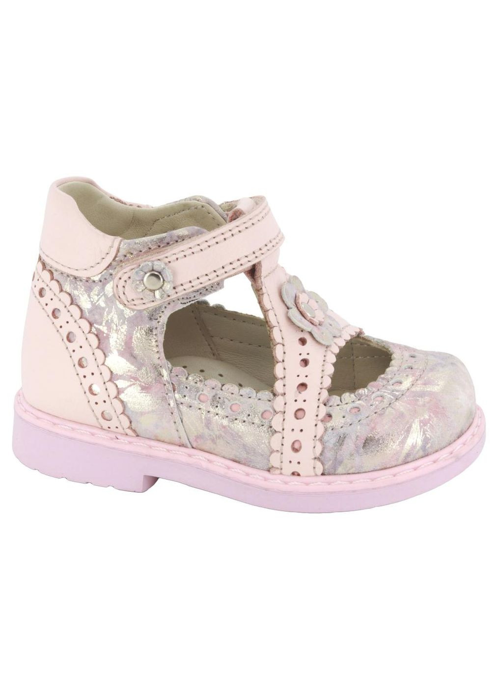 Розовые туфли 224 для девочек розовые. размер 19 Topitop