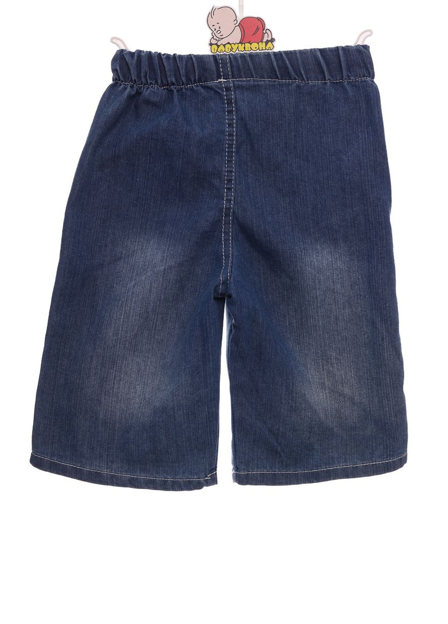 Блакитний літній костюм з коротким рукавом для хлопчика джинсовий 8 блакитний 98 см (31211) BABYKROHA