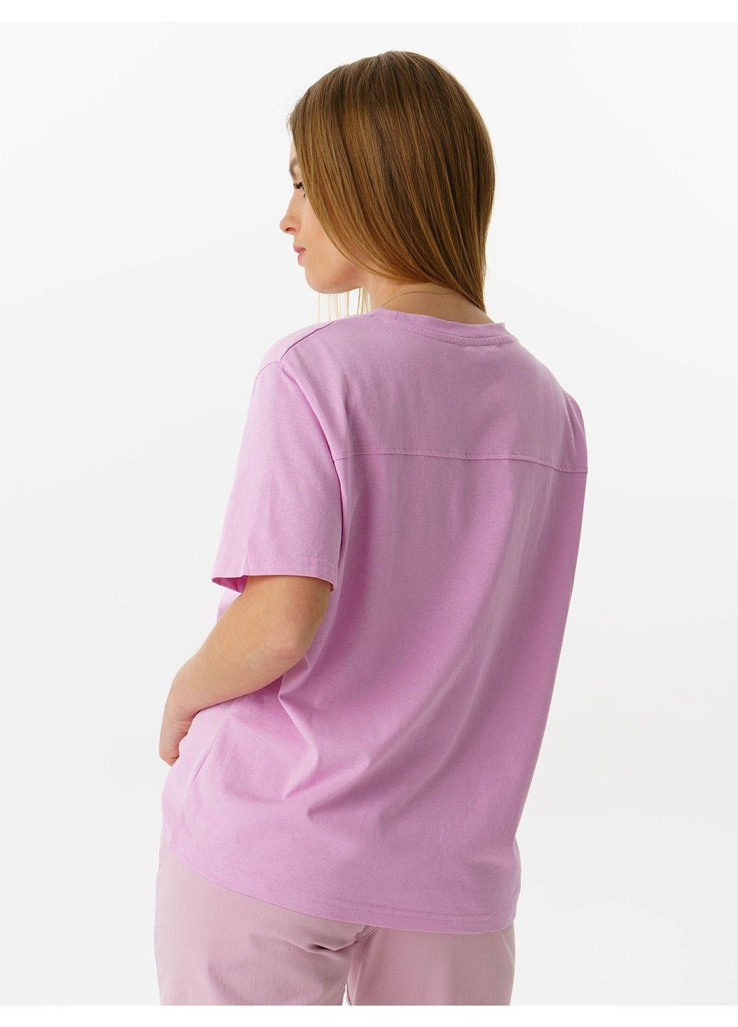 Розовая летняя футболка 21 - 08164 Love Normi