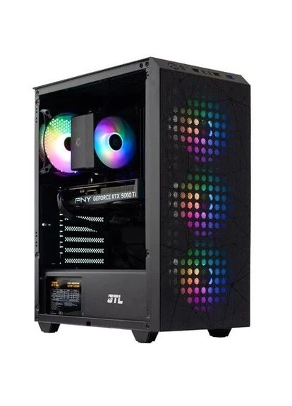 Комп'ютер HexaGaming 135G56T (I5-13400F / B760 / 16G DDR4 / RTX 5060 Ti-16 / 1TB / ATX / 600W / Wi-Fi + BT / No OS) GTL (395341696)