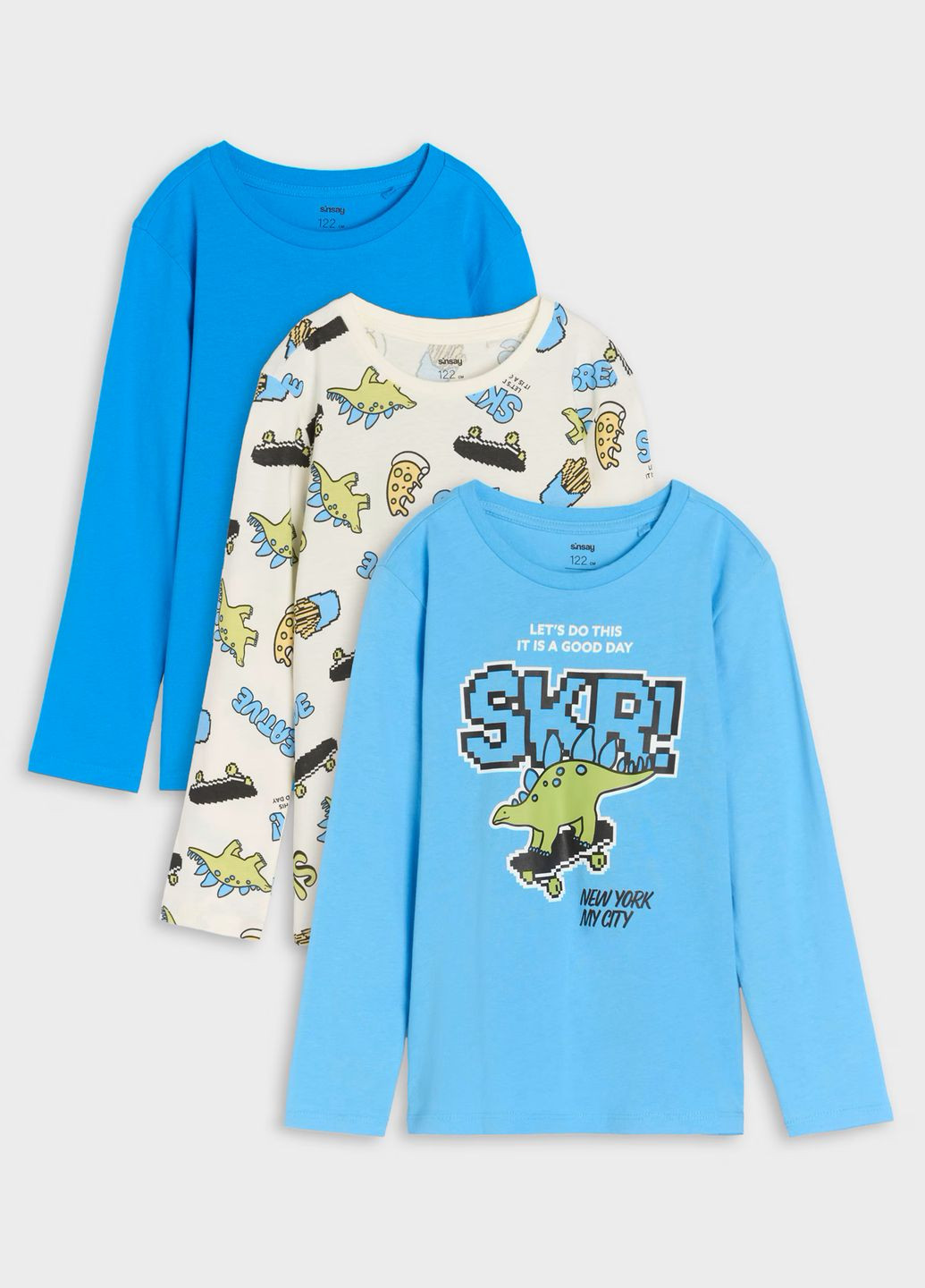 Комплект регланов 3 шт. для мальчика Sinsay (331169014)