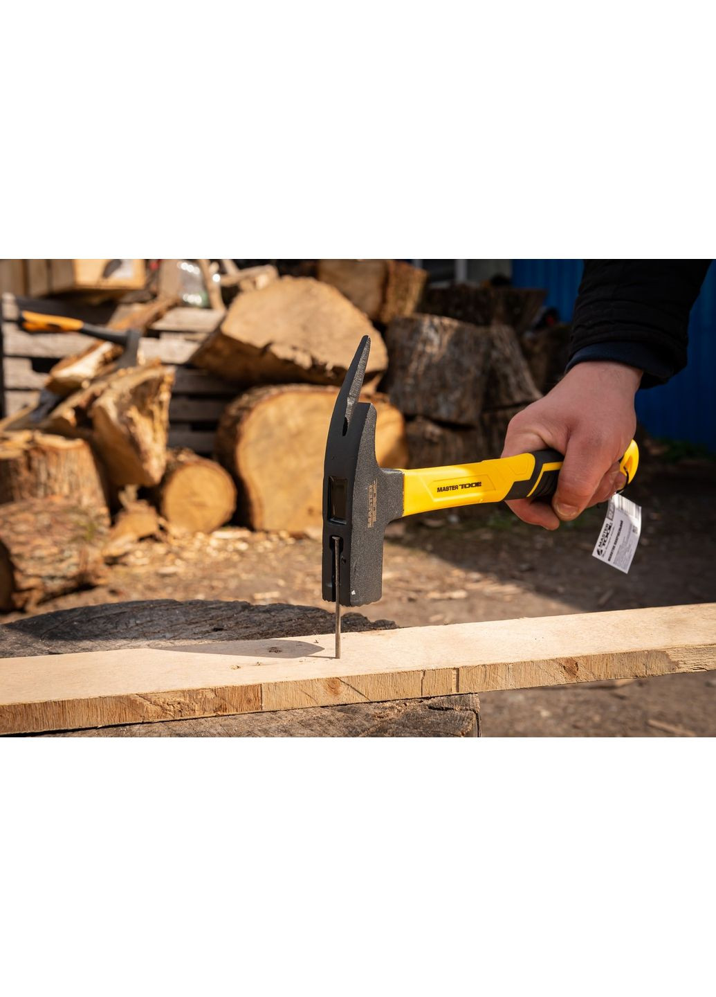 Молоток кровельный 600 г HRC50 рукоятка фибергласовая 300 мм 02-0920 Mastertool (364964904)