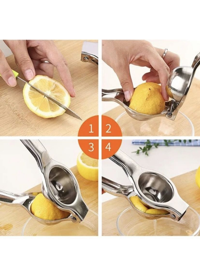 Ручная соковыжималка сквизер для цитрусовых, пресс для лимона с нержавеющей стали China (366874432)