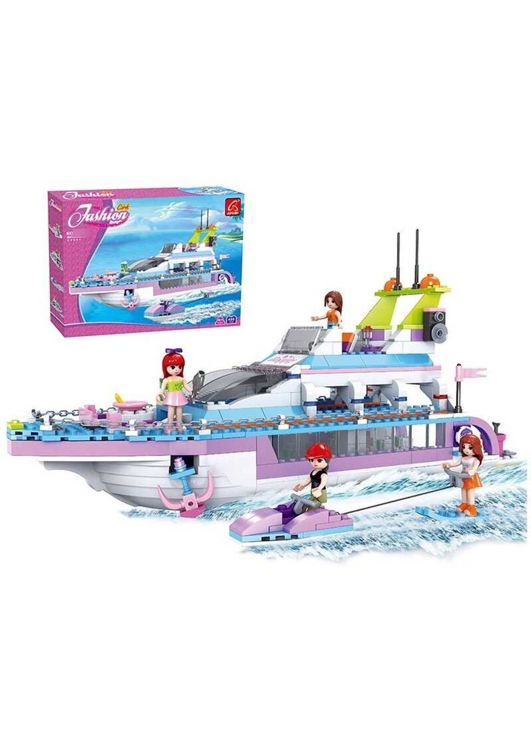 Конструктор 24819 (12/2) "Морський вояж", 480 деталей, у коробці Ausini (305062121)