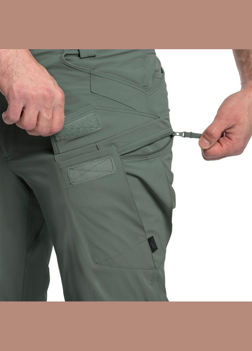 Брюки тактические демисезонные Helikon OTP VersaStretch с тефлоновым покрытием, Olive, W30/L30 Helikon-Tex (335713007)