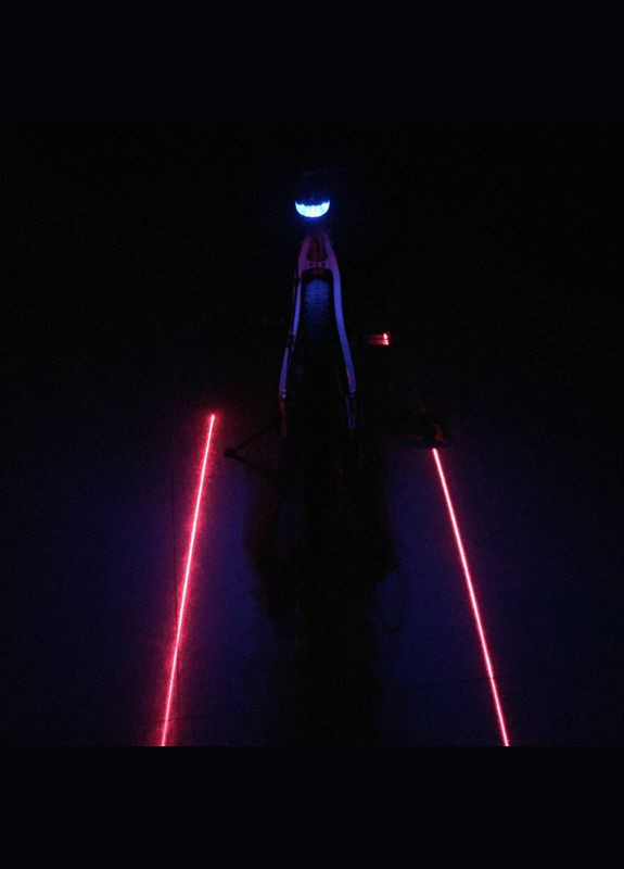 Ліхтар задня лазерна доріжка для велосипеда Синій Jo Jo (297669915)