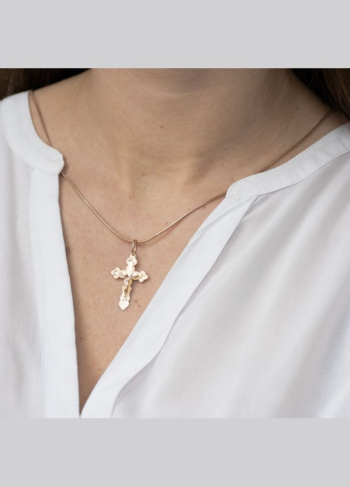 Золотой православный крестик п02339 Oniks (264022620)