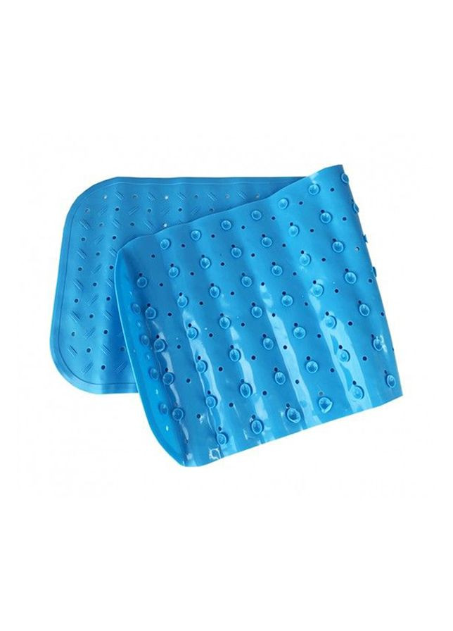 Килимок для ванної на присосках колір блакитний ЦБ-00235765 Megazayka (282925252)