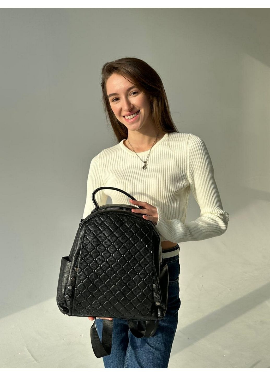 Кожаный женский рюкзак Tiding Bag (279312543)