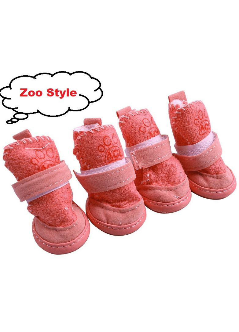 Сапоги для котов и кошек Pet Style "Угги" Розовые 5 No Brand - (323236505)