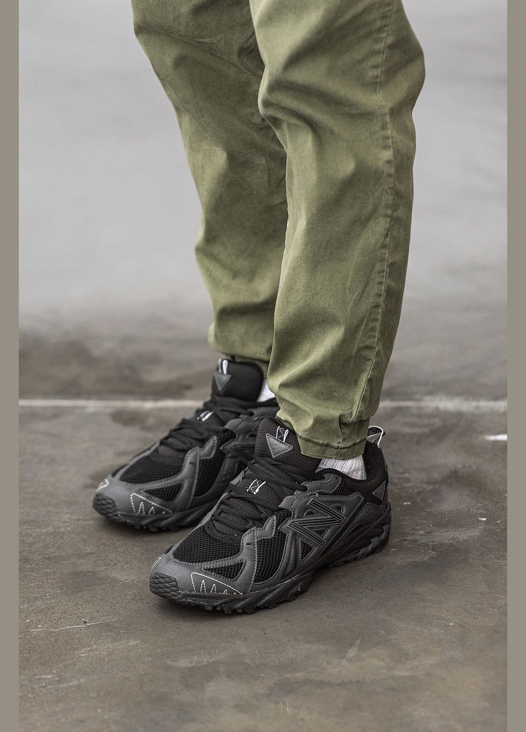 Черные демисезонные кроссовки мужские New Balance 610