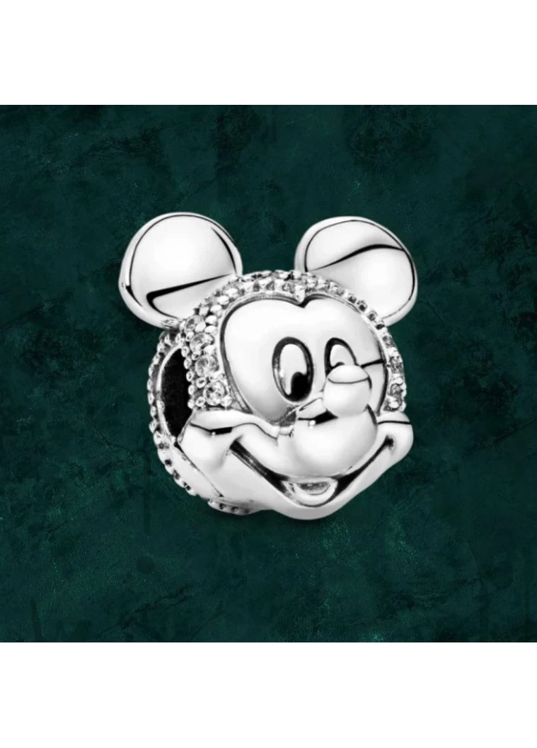 Серебряная бусина шарм "Портрет Микки" Pandora (Пандора) 797495CZ No Brand (376830764)