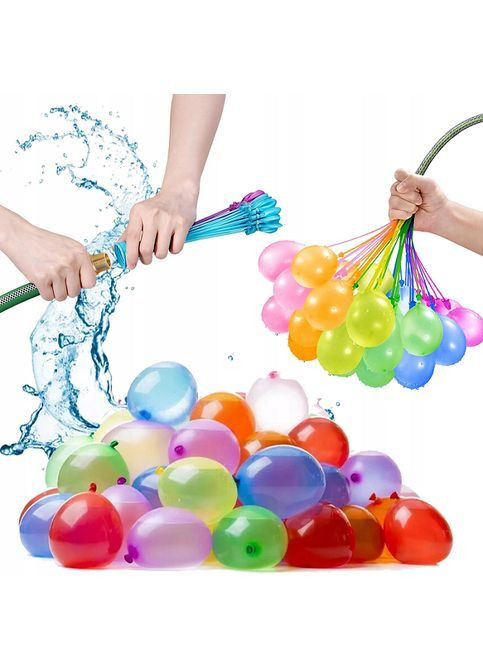 Набір різнокольорових водяних кульок бомбочок для водних баталій buncho balloons для дітей, дорослих 111шт No Brand (373029478)