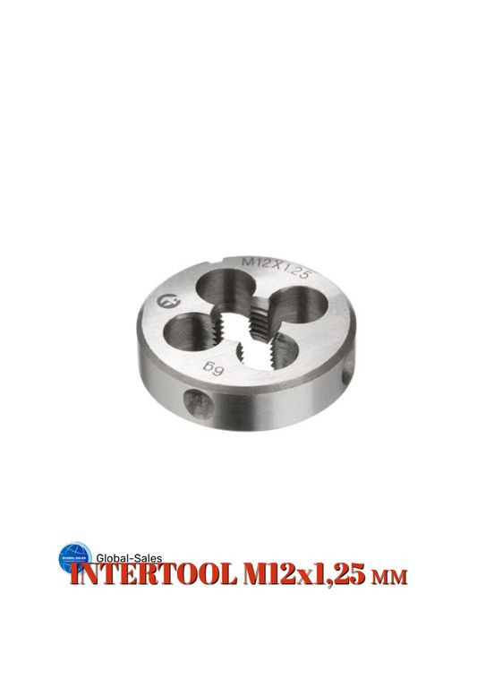Плашка M12 х 1.25 (SD-8236) Intertool (349820024)