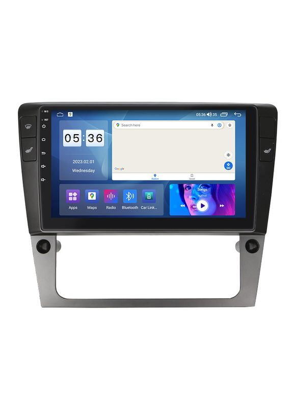 Штатная магнитола для Skoda Superb I 2001-2006 IPS 9" 2/32 Gb CarPlay 4G Wi-Fi GPS Prime 12 шт. Lesko (336194320)