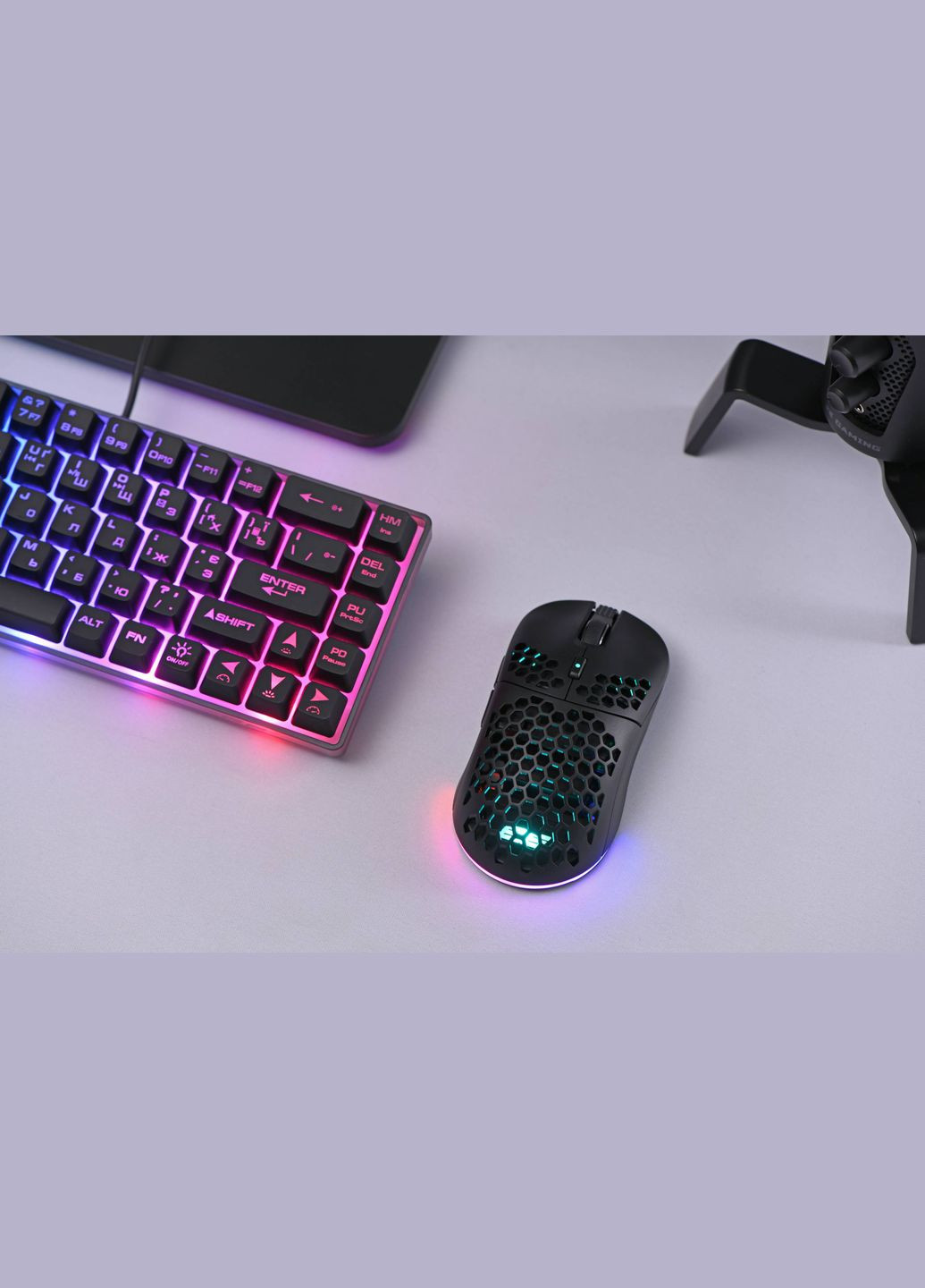 Мышь HyperDrive Lite WL, RGB Black 2E Gaming (314781096)