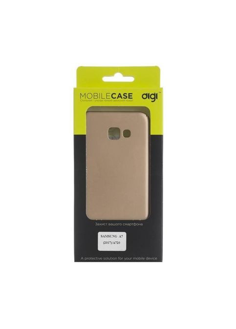 Чехол для мобильного телефона для SAMSUNG A7 (2017)/A720 - Soft touch PC (Gold) (6330590) Digi для SAMSUNG A7 (2017)/A720 - Soft touch PC (Gold) (326592021)