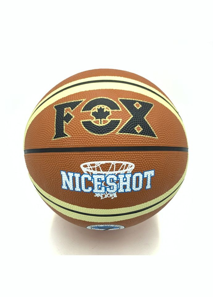 Мяч баскетбольный Fox ball №7 NE BAS 1026 коричнево бежевый Newt (364543601)