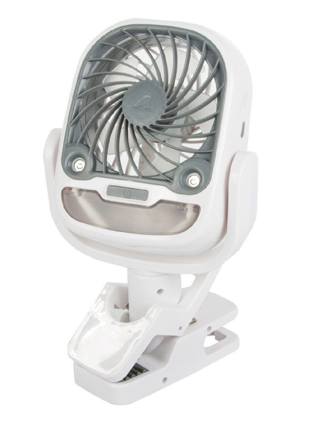 Мини вентилятор кондиционер настольный аккумуляторный на прищепке с увлажнителем воздуха 25х12.5 см (477445-Prob) Белый Unbranded (297364836)