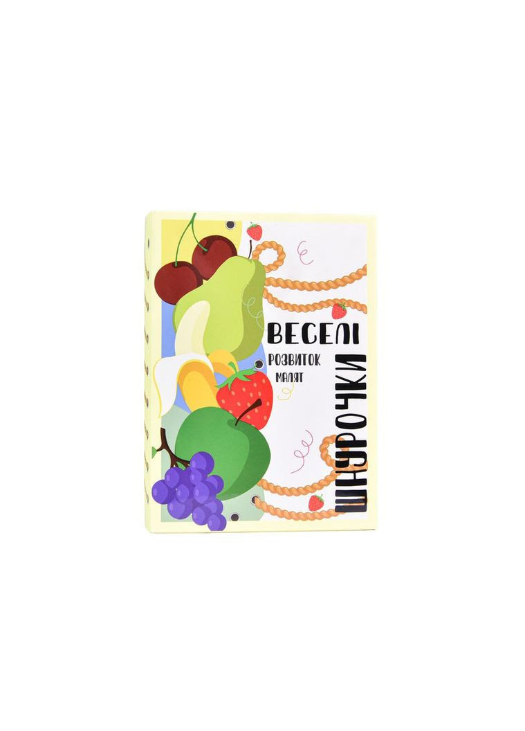 Игра развивающая Strateg шнуровка Веселые шнурочки фрукты Home (302947497)